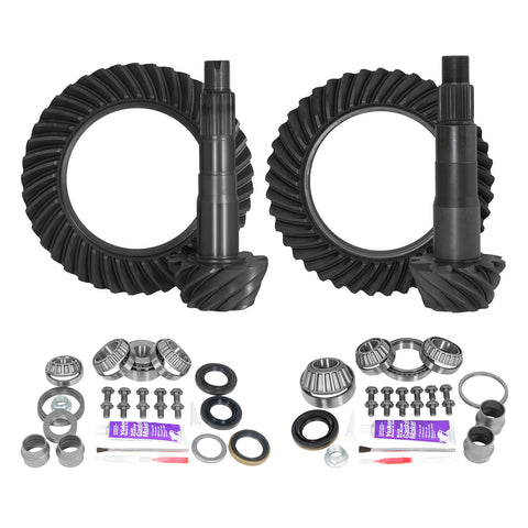 Ring & Pinion Gear Kit Package Front & Rear With Install Kits - Toyota 8.2/8"IFS