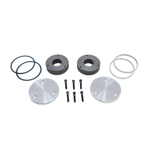 Yukon Hardcore Drive Flange Kit Dana 60 35-Spl Outer Stubs Non-Engraved Caps