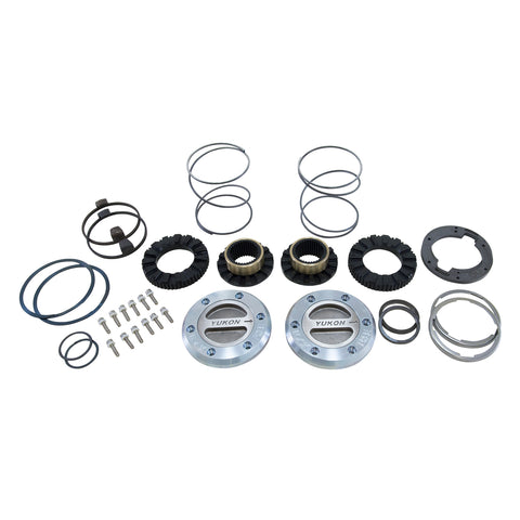 Yukon Hardcore Locking Hub Set ‘00-‘17 Dodge 3/4 & 1-Ton Front W/Spin Free Kit