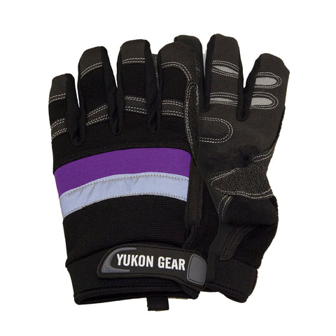 Yukon Recovery Gloves With Textured Rubber Palms And Fingers And Nylon Upper