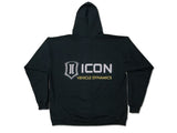 ICON STANDARD HOODY BLACK - LARGE