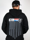 ICON GI HOODY BLACK - LARGE