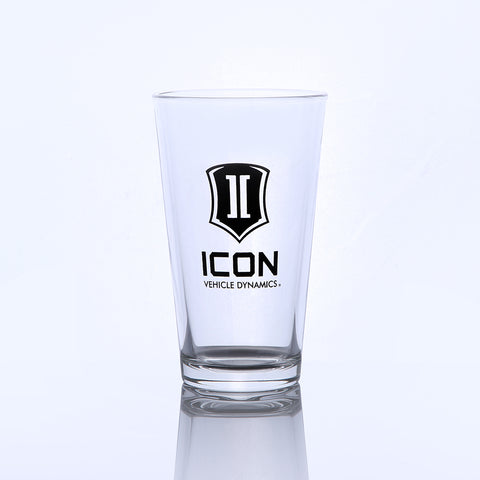 ICON 16-Ounce Pint Class W/ Stacked Logo
