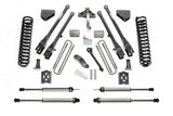 Fabtech 6" 4LINK SYS W/COILS & DLSS SH KS 05-07 FORD F250 4WD W/FACTORY OVERLOAD