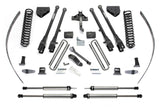 Fabtech 8" 4LINK SYS W/COILS & DLSS SHKS 2008-16 FORD F250 4WD W/FACTORY OVERLOAD