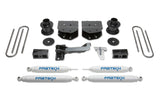 Fabtech 4" BUDGET SYS W/PERF SHKS 2008-16 FORD F250/350/450 4WD 8 LUG