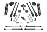 Fabtech 6" 4LINK SYS W/COILS & DL SHKS 2018 FORD F450/F550 4WD DIESEL