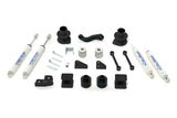 Fabtech 3" BASIC SYS W/PERF SHKS 2007-18 JEEP JK 4WD