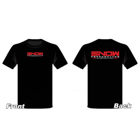Snow T-Shirt Black With Color Logo (XXXXLarge)