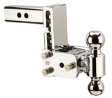 TS10037C B&W TOW AND STOW DUAL BALL 2 ADJ BALL MOUNT 5 DROP/5-1/2 RISE CHROME