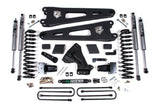 Zone 5" Radius Arm Suspension Lift Kit 3" Rear Block 3 Leaf Main - Fox Shocks